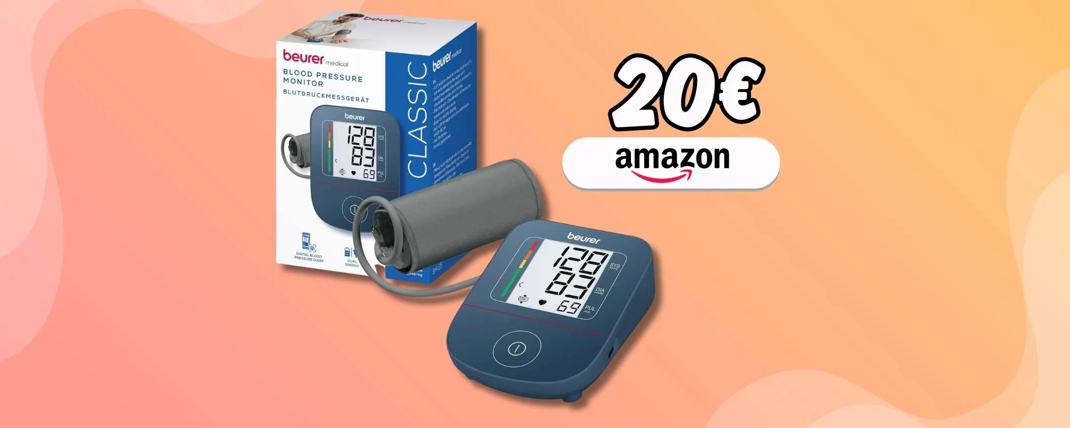 Misuratore di pressione con soli 20€? Scegli Beurer BM 25 in sconto
