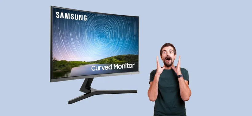 Monitor curvo Samsung: la soluzione perfetta per lavoro, studio e intrattenimento