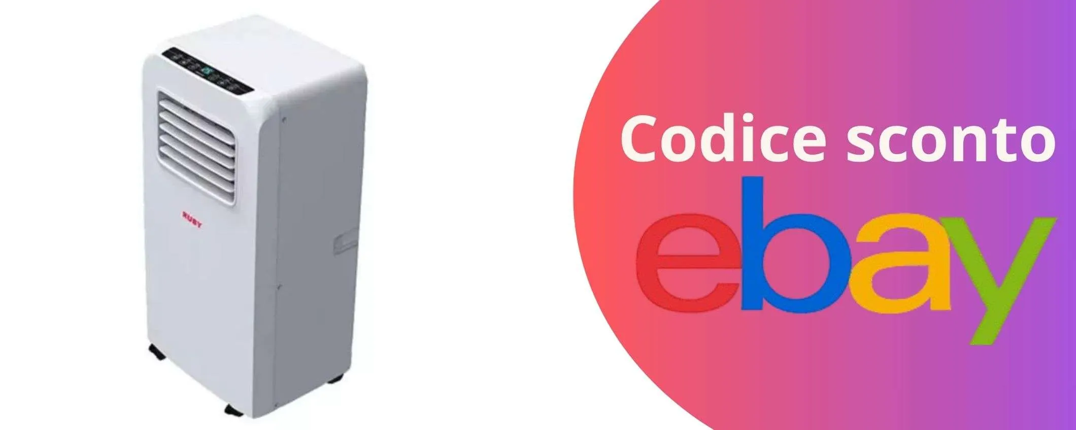 Condizionatore portatile in super offerta: caldo o freddo in pochi secondi, prezzo bomba!