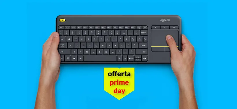 Tastiera wireless compatibile con PC e TV fino a 10 metri: solo 26€