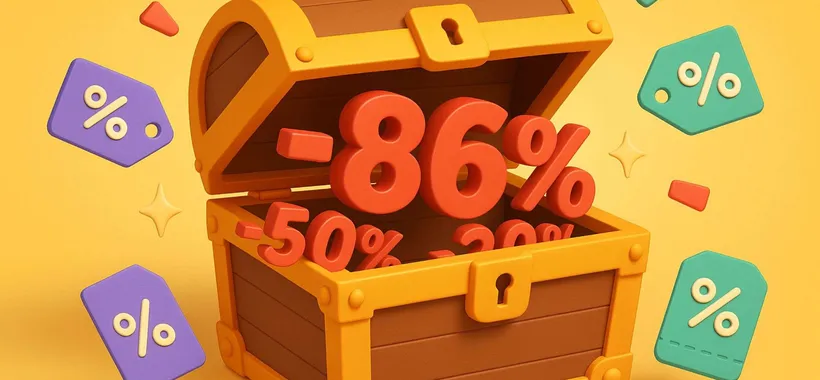 Amazon SPALANCA il forziere degli sconti: tutto da 15,99€ a 40€ (fino a -86%)