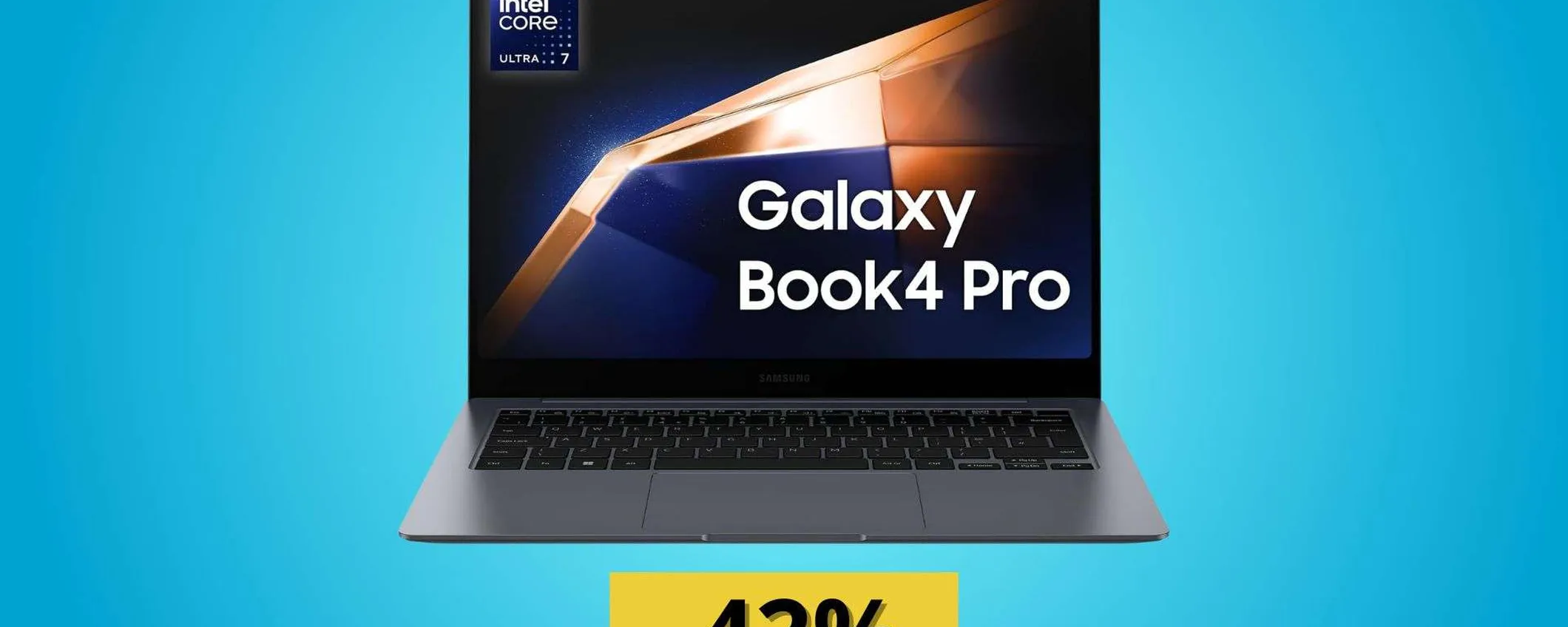 Samsung Galaxy Book4 Pro: potenza e design con il 42% di sconto