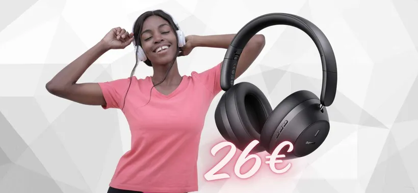 Appena 26€ per le cuffie wireless Baseus con 50h di autonomia