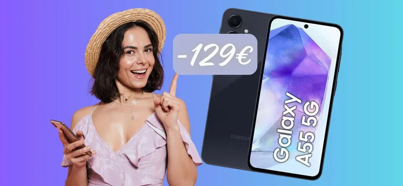 Samsung Galaxy A55 5G da 256GB è uno dei migliori medio gamma