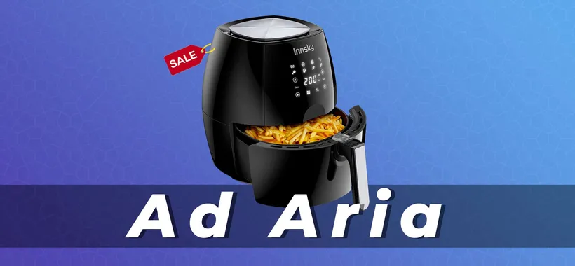 Friggitrice ad Aria da 5.5L in offerta al 15% di sconto
