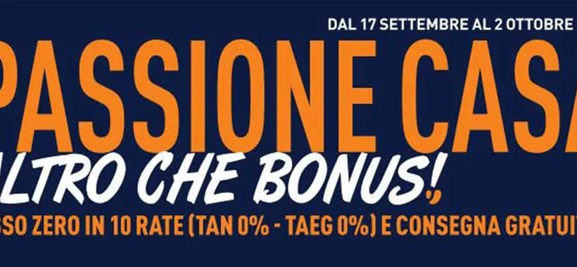 Volantino Unieuro, tanti bonus per la casa: tasso zero, consegna gratis ed extra sconto