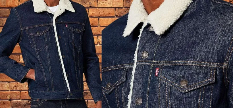 Levi's The Trucker: giubbotto di jeans IMBOTTITO a prezzo WOW (-38%)