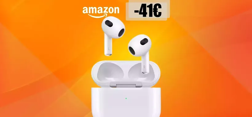 AirPods, SCONTO improvviso per i super auricolari di Apple (-41 euro)