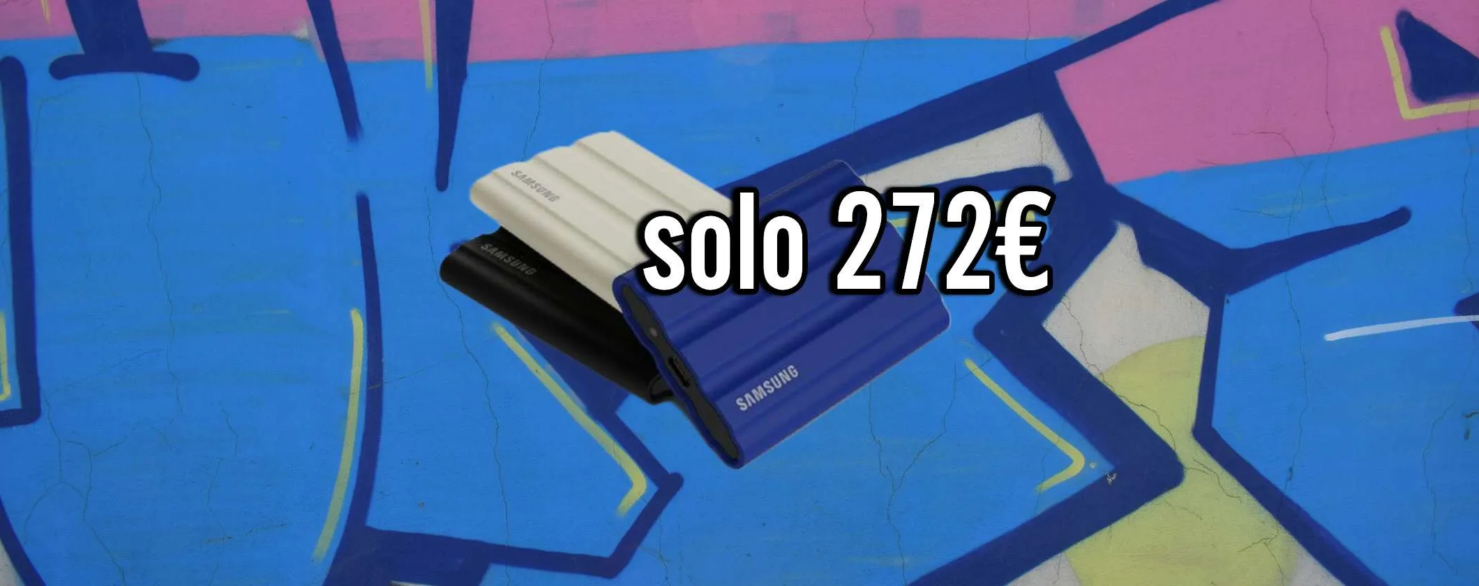 SSD Samsung Memorie T7 da 4TB a soli 272€ su Amazon Tech Week