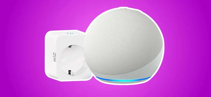 Echo Dot (5ª gen) + WiZ Presa intelligente: kit smart home al 49% in meno