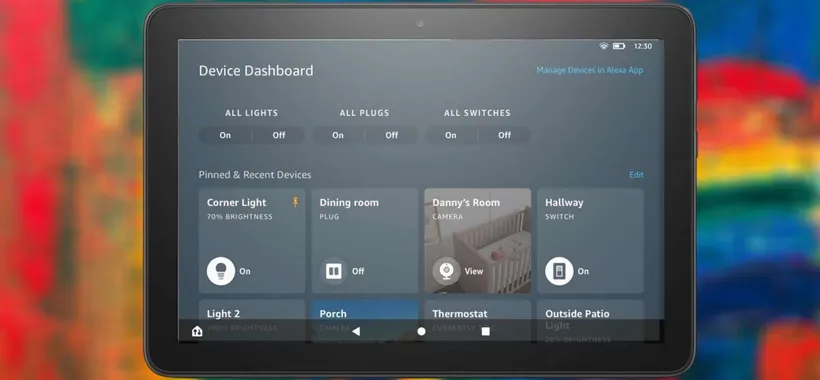 Amazon Fire tablet come smart display con un update