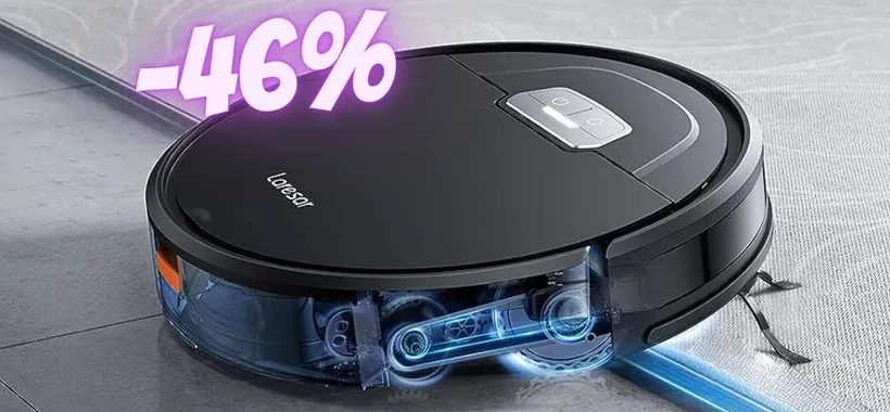Robot aspirapolvere che lava anche i pavimenti in una passata (-46%)