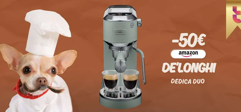 De'Longhi Dedica Duo è di design oltre che una vera barista, 50€ di sconto