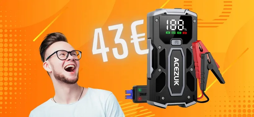 Batteria dell'auto a terra? Riavviala in un istante con questo avviatore d'emergenza