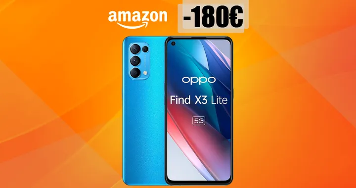 Smartphone OPPO 5G con fotocamera da 64MP: IMPERDIBILE (-180€)