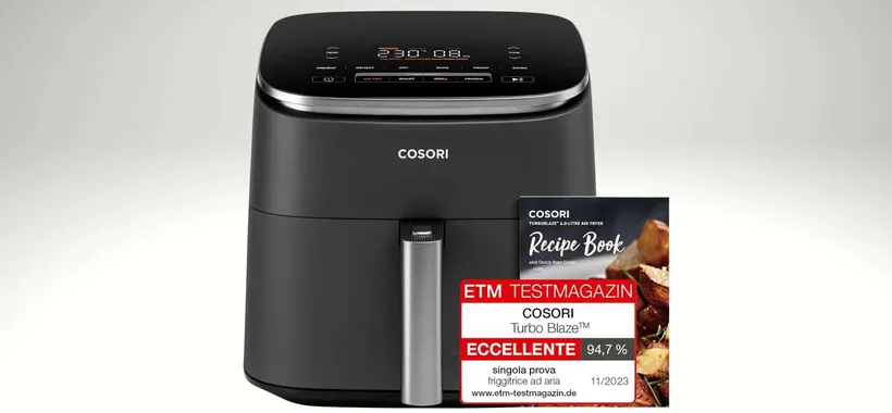 COSORI Turbo Blaze 6L: la friggitrice ad aria che cuoce tutto e ti fa risparmiare