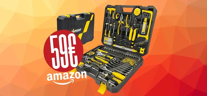 Cassetta degli attrezzi con 280 accessori utilissimi per ogni lavoro (59€)