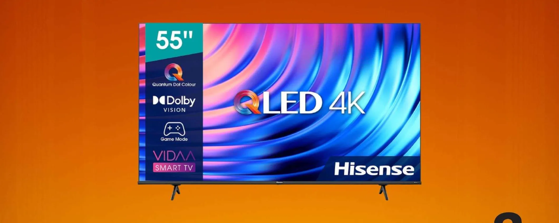 Hisense, sconto da favola sulla Smart TV 4K da 55