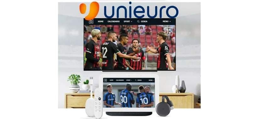 Volantino Unieuro: acquista un prodotto Google e DAZN è gratis