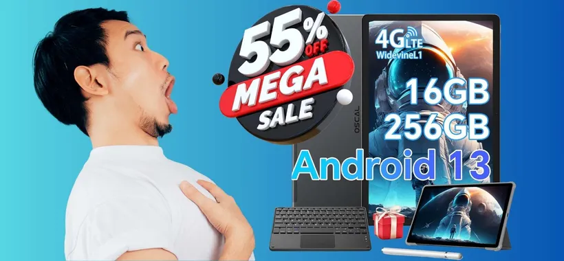 Tablet da 10,5" con 16GB di RAM e 256GB di memoria a METÀ PREZZO