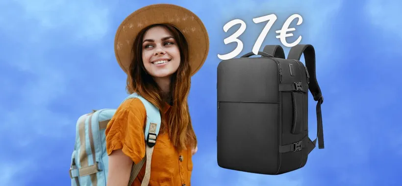 FURBATA per NON PAGARE il bagaglio Ryanair: zaino da viaggio tuo a 37€