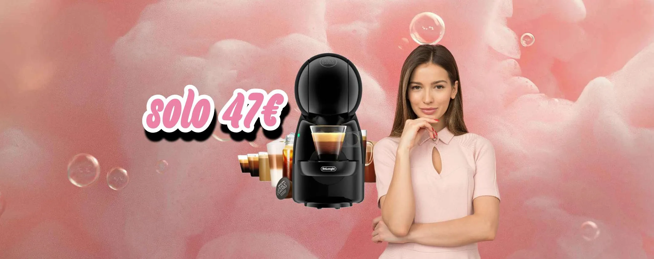 De'Longhi Piccolo Xs: la Macchina Caffè Espresso Dolce Gusto a soli 47€