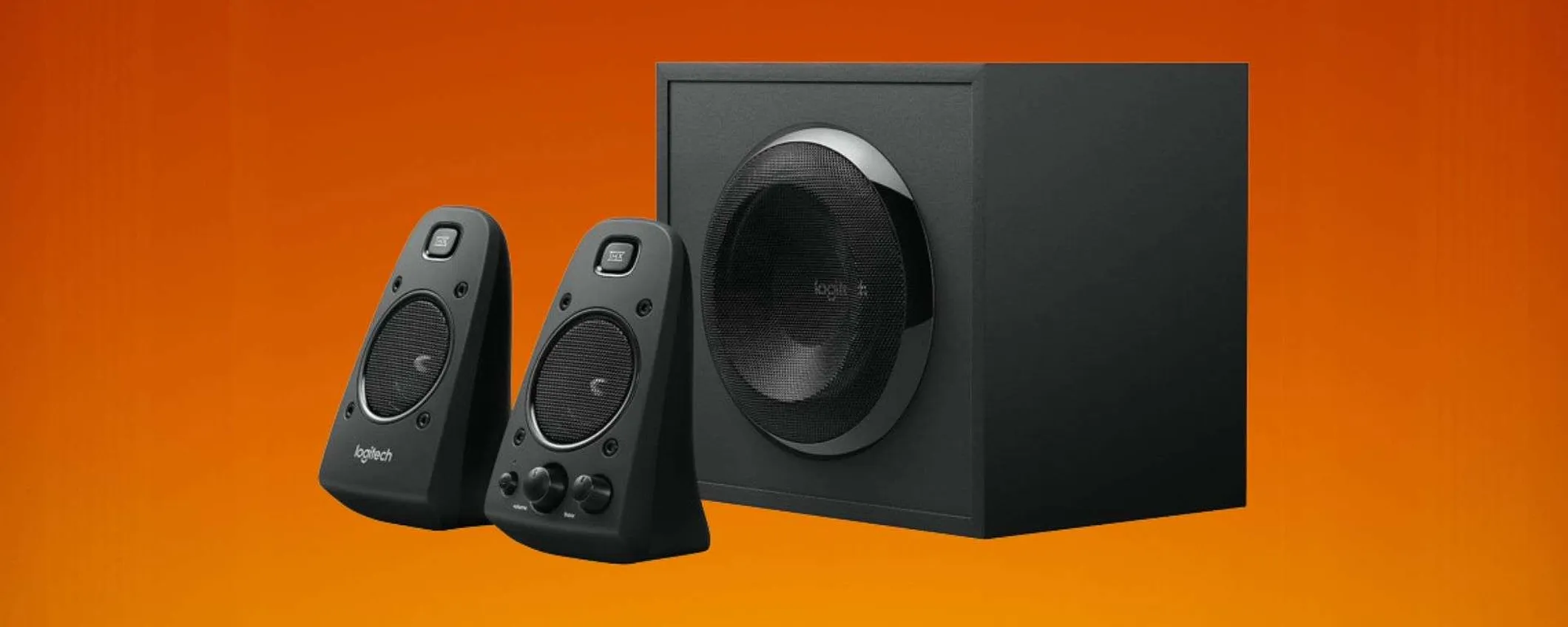 Logitech Z623 in offerta: altoparlanti e subwoofer ad un prezzo bomba