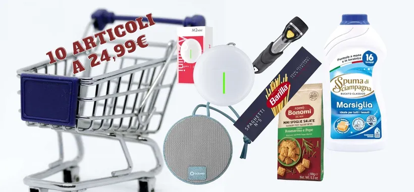 Amazon, il carrello SEGRETO: 10 prodotti WOW con una spesa totale di 24,99€