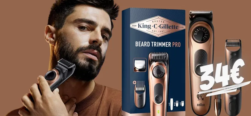 King C Gillette: regolabarba PROFESSIONALE a PREZZO MAI VISTO (34€)