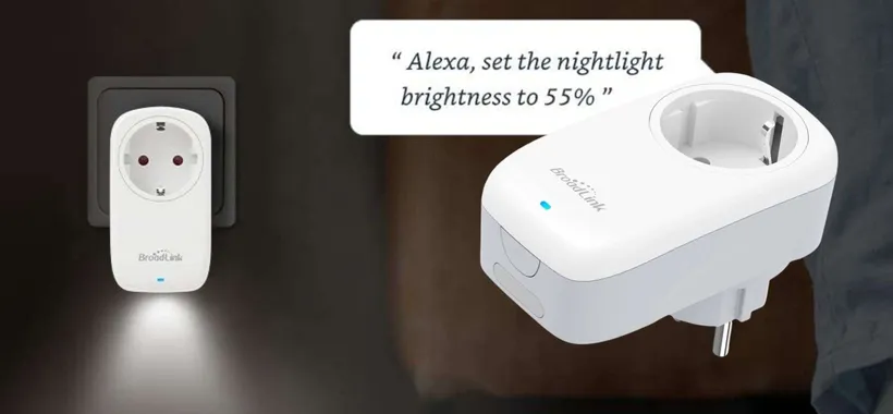 Presa smart e luce da notte insieme a 8€: qualità BroadLink (Amazon)