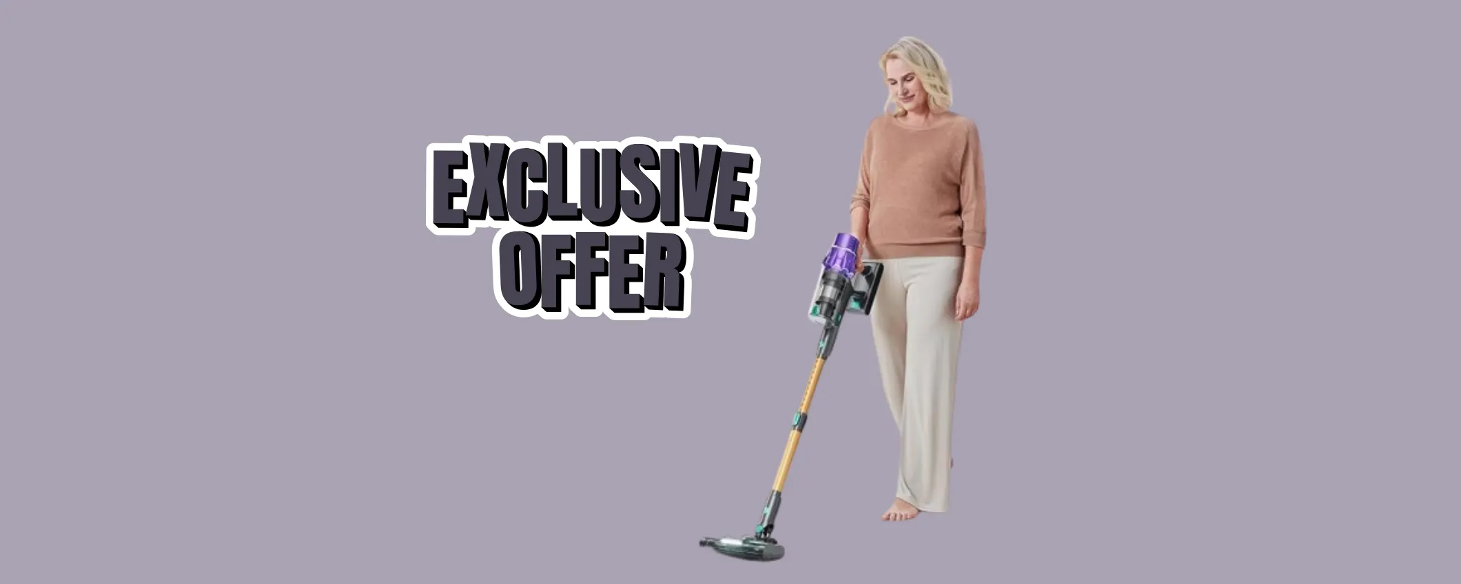 L'aspirapolvere senza fili Venhidely in super sconto