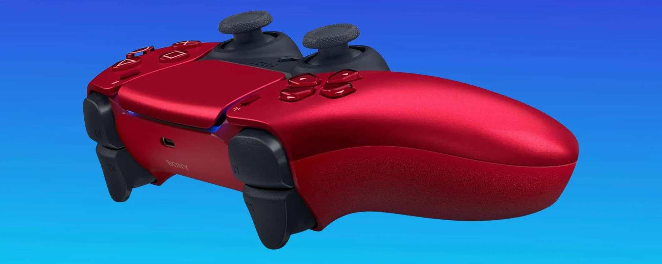 PlayStation 5 DualSense Volcanic Red: tuo ad un prezzo wow