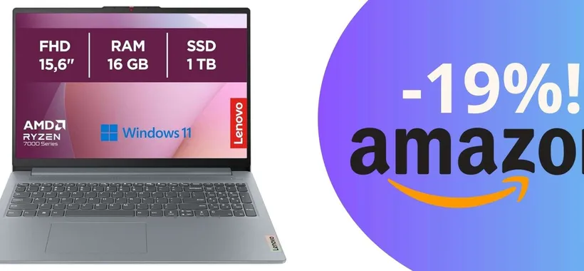 Solo per oggi: Lenovo IdeaPad Slim 3 con 16GB RAM a un prezzo mai visto!