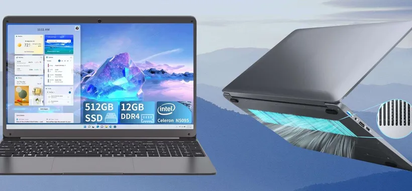 Una BOMBA di laptop da 15" a 239€ su Amazon: RAM 12GB, SSD 512GB, chip Intel