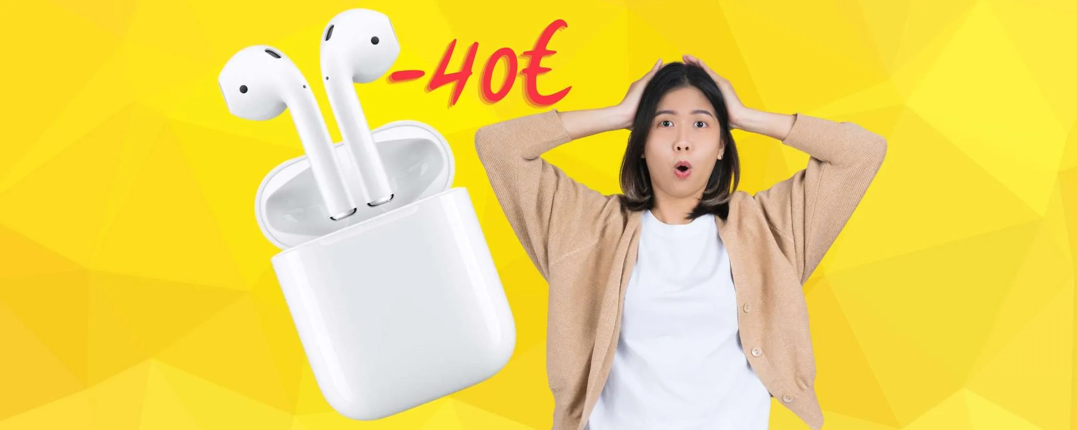 Apple AirPods di 2a generazione su Amazon a un PREZZO da URLO (-27%)