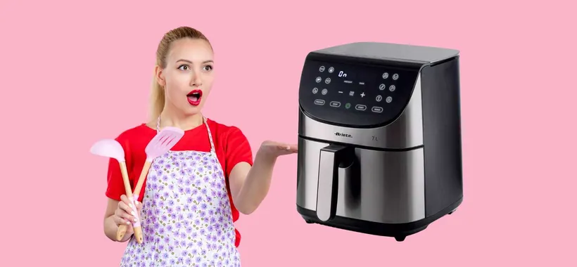 Friggitrice ad aria Ariete da 7L e con 12 programmi: cucina sana e veloce