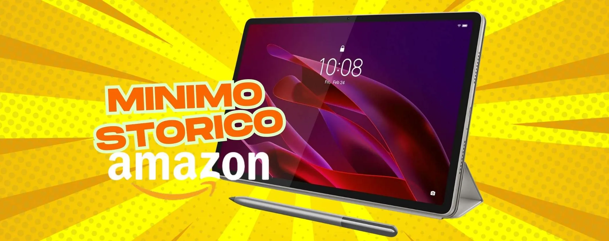 Lenovo Yoga Tab con Snapdragon 8, 256GB e Tab Pen Pro inclusa al minimo storico