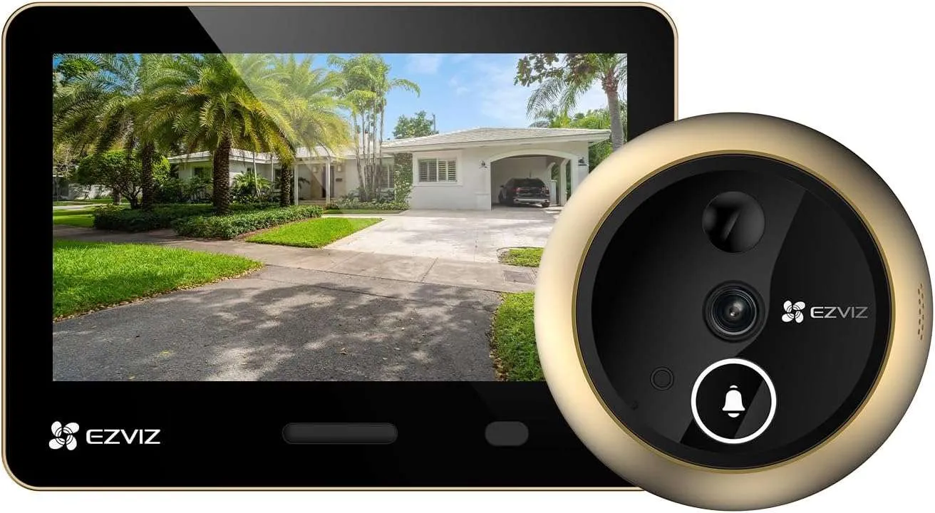 EZVIZ EP4, lo spioncino smart 4K che riconosce i volti e protegge la privacy