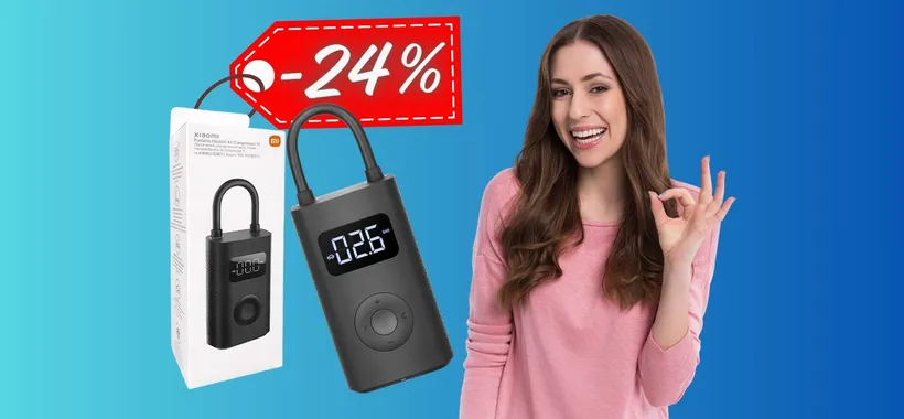 Compressore portatile Xiaomi 1S: il MIGLIORE a prezzo CONVENIENTE
