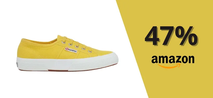 Scarpe Superga in OFFERTA TOTALE: le paghi appena 39,99€ (-47%)