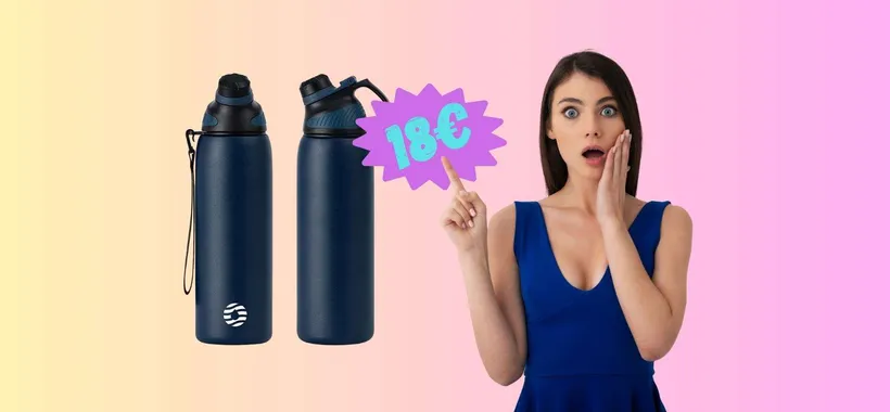 Borraccia termica con tappo magnetico a SOLI 18€, viva Prime Day