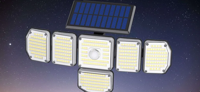 Luce solare 6 in 1, luminosità ACCECANTE: 3500 lumen e prezzo ASSURDO (19€)