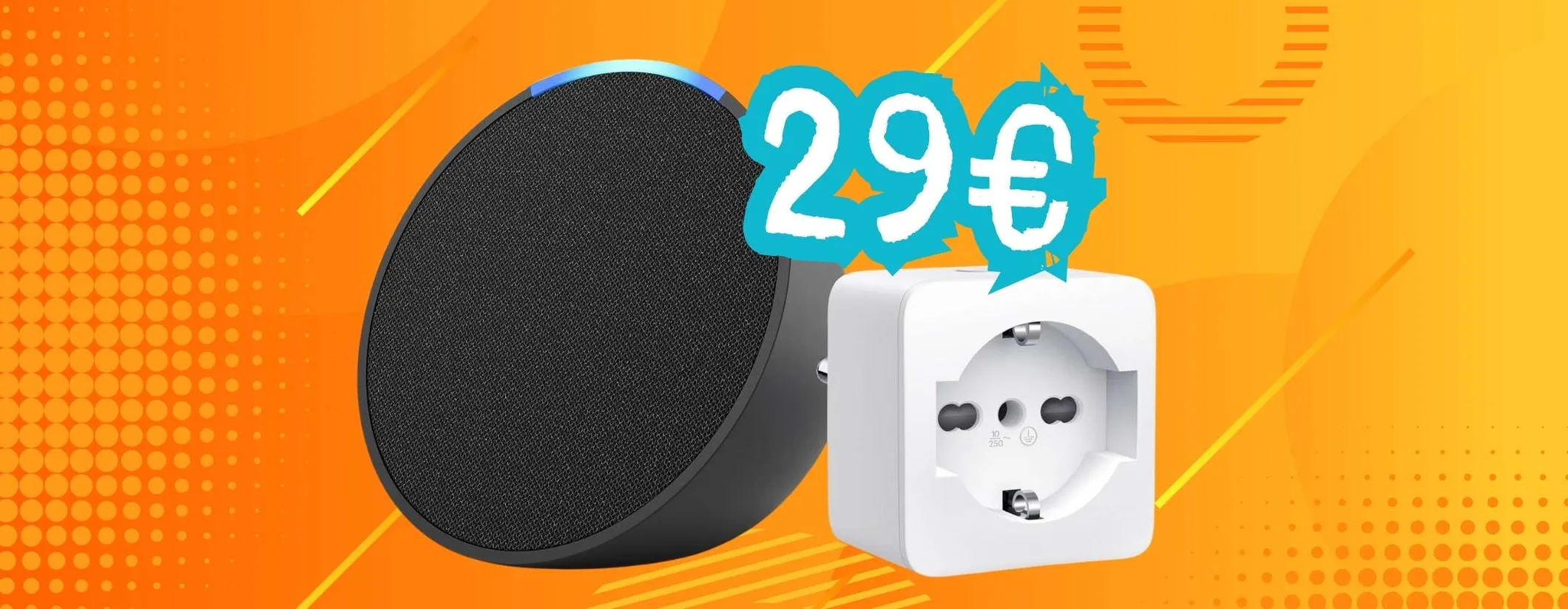 Echo Pop + TP-Link Tapo: Alexa e dispositivi intelligenti con appena 29€