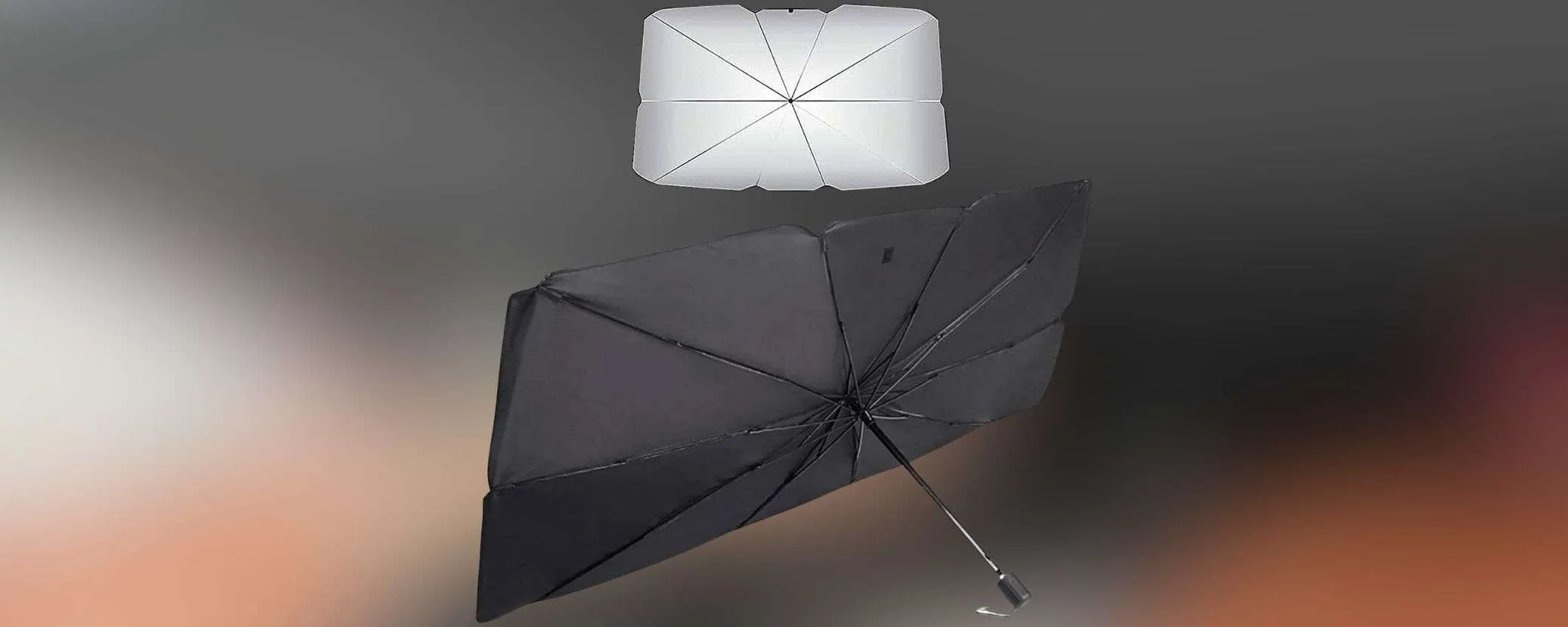 Il parasole ombrello per auto più economico è in OFFERTA su Amazon: solo 8,49 euro