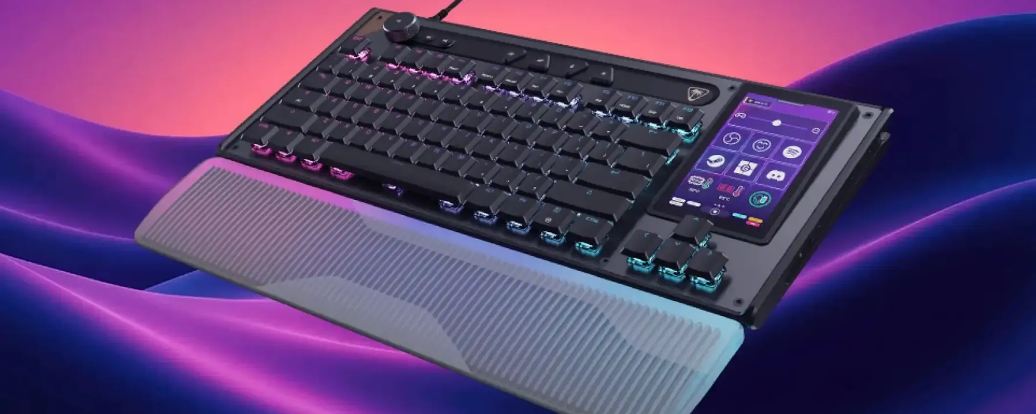 Turtle Beach lancia la serie Command: tastiere e mouse gaming con touchscreen integrato per streamer e creator