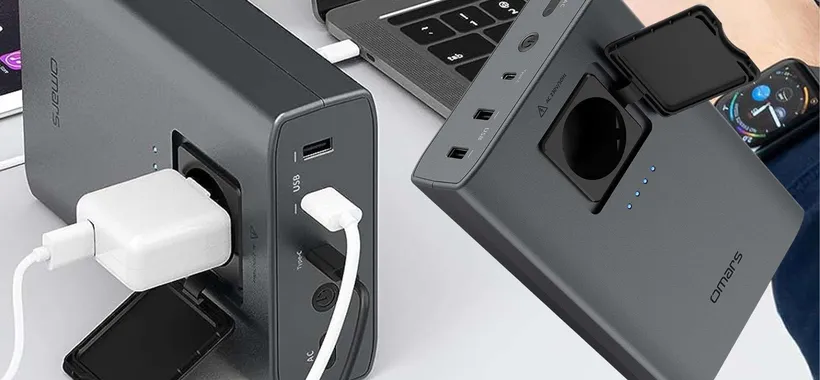 Un powerbank UNICO a prezzo assurdo: ha una VERA presa Schuko integrata