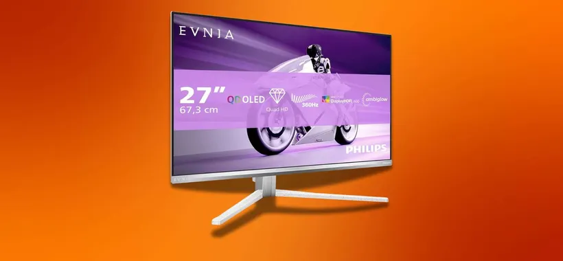 Philips Evnia in super offerta: monitor OLED QHD da 27" con 360Hz e Ambiglow, gaming totale