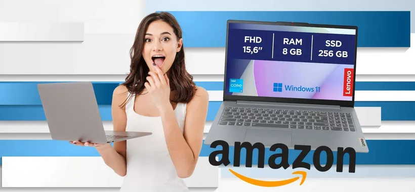 Lenovo IdeaPad Slim 3 con i3 e Windows 11 oggi a un prezzo speciale