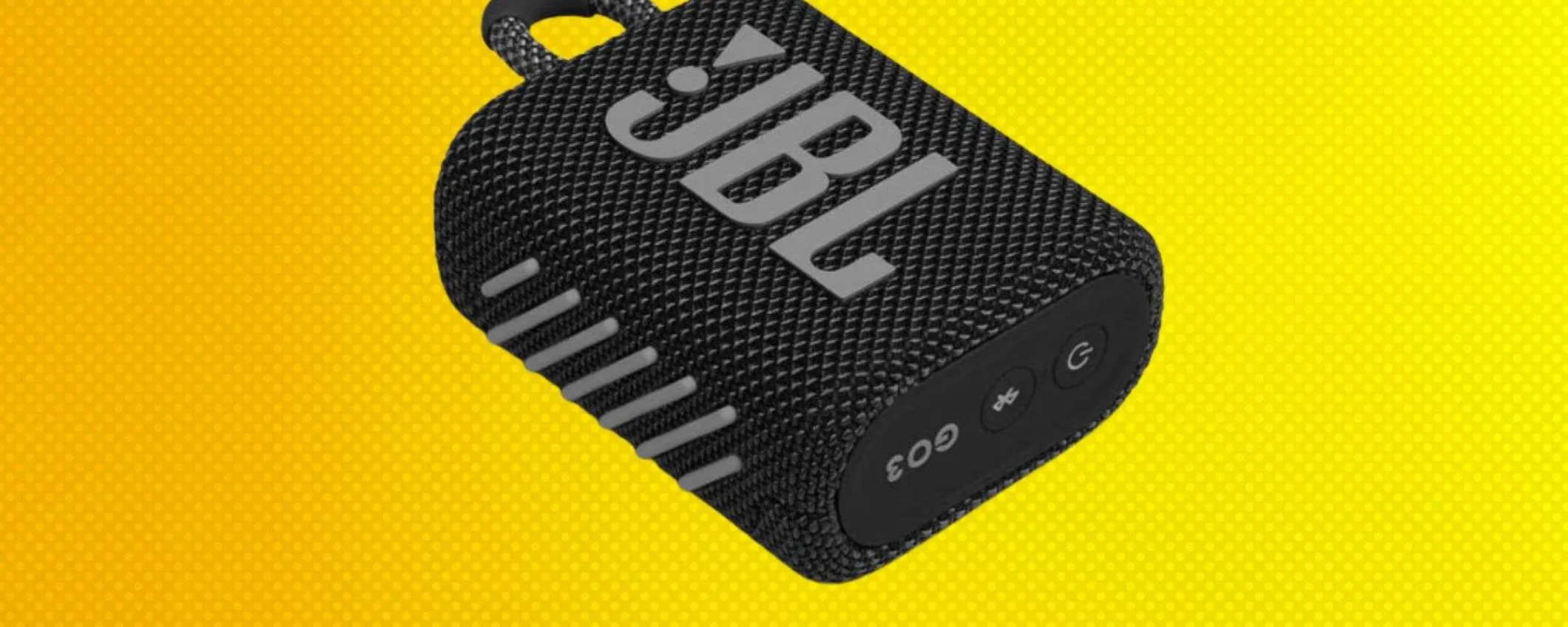 JBL Go 3 in offerta su Amazon a meno di 35€: design compatto, ruggito potente
