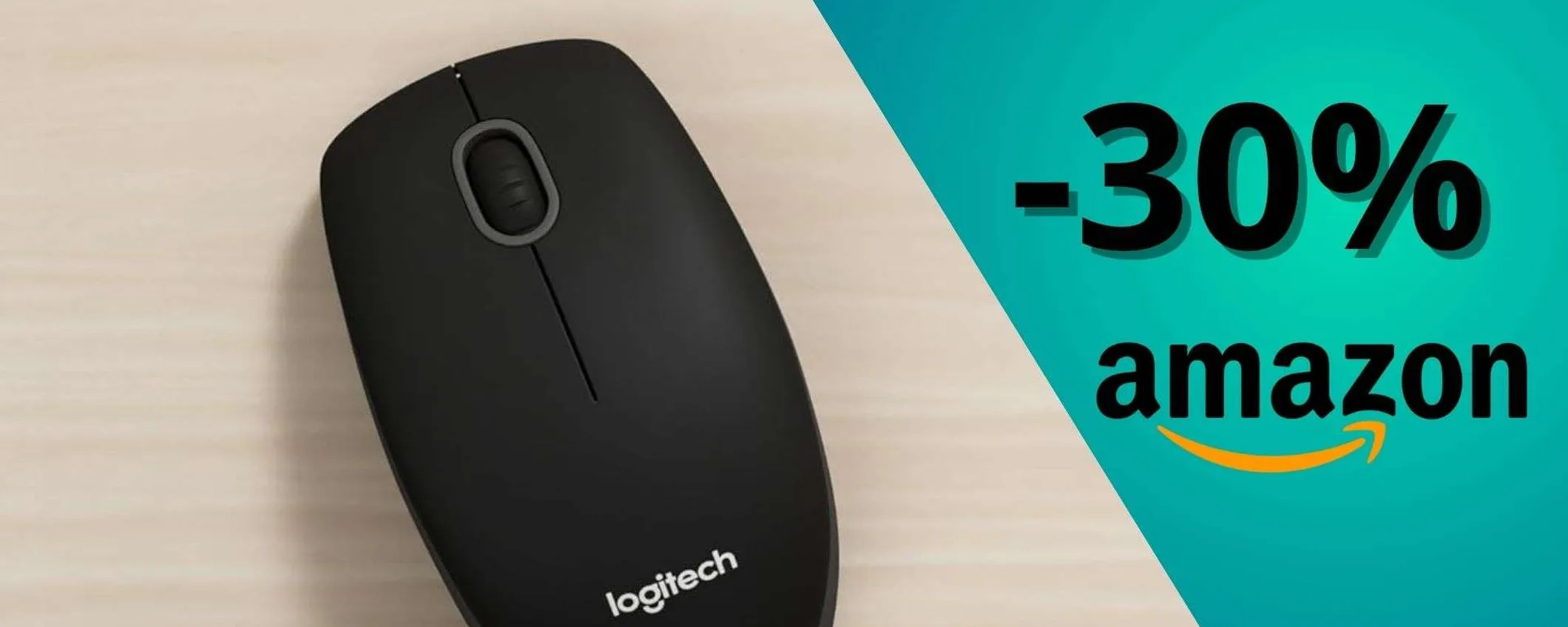 Logitech M100: un mouse semplicemente perfetto a soli 9,49€